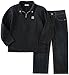 Calvin Klein Baby Boys' Zip-Front Jacket and Jean Pants Set, Black, 12 Months