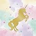 Unicorn Party Supplies, Disposable Plates, Napkins, Cups, Bowls, Tablecloth, Unicorn-Theme Party Supply Pack, 6-Piece Bundle