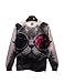 Pink Queen Pullover Round Collar Sunglasses Cat White Sweatshirt Sweater Hoodie