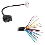 16 Pin J1962 OBD2 OBDII Female Diagnostic Connector Cable Pigtail