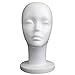 Mannequin Head,SMTSMT Female Styrofoam Mannequin Manikin Head Model Foam Wig Hair Glasses Display
