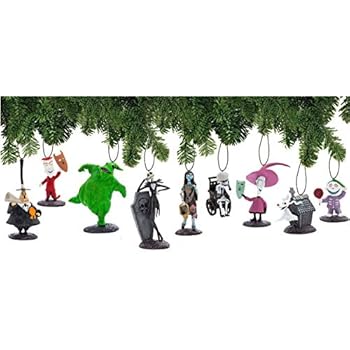 Disney Nightmare Before Christmas Ornament Set Deluxe Holiday Decorations