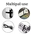 Zeltauto Elastic Cinch Straps Hook and Loop Cable Ties for Securing & Organizing Cables Extension Cords Ropes Hoses Bike RV, Multipurpose Strong Reusable (4Pcs 16Inch)