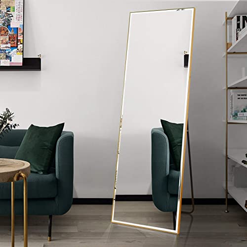 BEAUTYPEAK Full Length Mirror 20" x 60" Body Dressing Standing Hanging