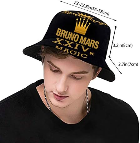 Bruno Mars 24k Magic バケットハット 帽子 バケット キャップ 渔夫帽 漁師キャップ ユニセックス 原宿ヒップホップ サン バイザー おしゃれ ワイドつばバケット 折り畳可能 B07vvrdytn 1 090円