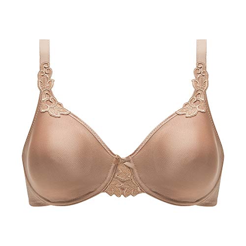 Chantelle-Damen-BH-Hedona-Gemoldeter-Easy-Fit-BH-Minimizer-BH-fr-eine-schlanke-Silhouette-schmckende-Guipure-Unsichtbar