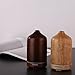 Bbymie Wood Aromatherapy Essential Oil Diffuser Stress Relief 100ML Bedroom Living Room Aroma Diffuser,Ultrasomic Electric Humidifier (Brown Black)