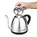 MLITER Electric Gooseneck Kettle Cordless Stainless Steel Drip Kettle for Pour Over Coffee and Tea, 1000W Water Boiler 1.0 Litre Tea Heater with Auto Shut Off & Boil Dry Protection