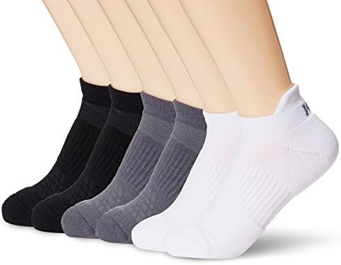 Kold Feet Women's 6 Pack Cushion No Show Tab Athletic Ankle Low Cut Running Socks Comfort Fit