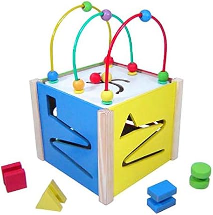 Cubo de atividades em madeira Outlet