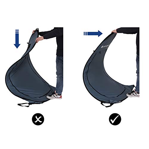 SONGMICS Portable Pop up Tent, Dressing Room Privacy Shelter, for Outdoor Camping Fishing Beach Shower Toilet, with Zippered Carrying Bag | Privacy Shelter