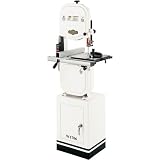 Shop Fox W1706 14" Bandsaw with Cast Iron Wheels & Deluxe Aluminum Fence