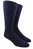 The Tie Bar Solid Men's Cotton Blend Dress Socks