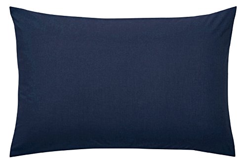 Helena Springfield 50/50 Polycotton Navy Pillowcase/s Housewife - Single 48 x 76cm (1)