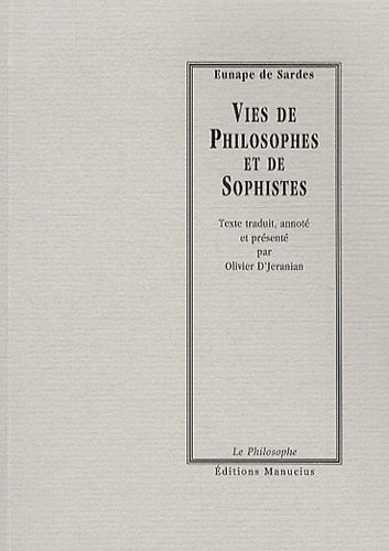 Vies de philosophes et de sophistes