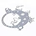 Whitelotous Different Patterns Metalic Christmas Cutting Dies Stencil DIY Scrapbooking Album Paper Card (Type F)