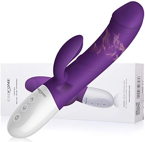 EROCOME Handheld Wand Massager for Body Massage with 8 Powerful Speeds, Auto Warming Rechargeable, Purple