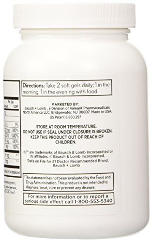 Preservision Areds 2 Vitamin & Mineral Supplement 120 Count Soft Gels (Pack of 2)