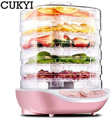 CUKYI Food Dehydrator Fruit Vegetable Herb Meat Drying Machine Pet Snacks food Dryer with 5 trays