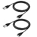 Soulen for Fitbit Surge Charger,Replacement USB Charger Charging Cable for Fitbit Surge Fitness Superwatch (2-Pack 3.3ft Black)