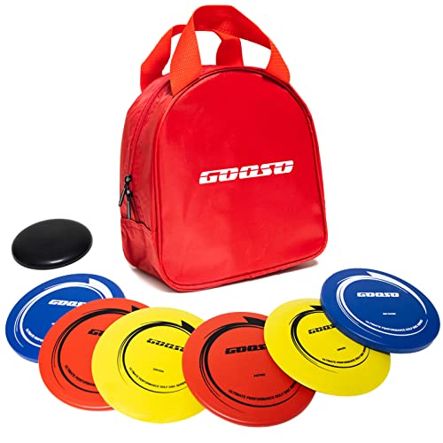Disc Golf Set Driver, MidRange and Putter Discs with Disc Golf Bag