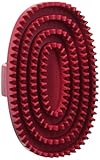 Le Salon Essentials Rubber Curry Grooming Brush with Loop Handle