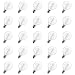 25-Pack Shatterproof LED G40 Replacement Bulbs, E12 Screw Base LED Globe Light Bulbs for Patio String Lights, Equivalent to 5-Watt Clear Light Bulbs primary