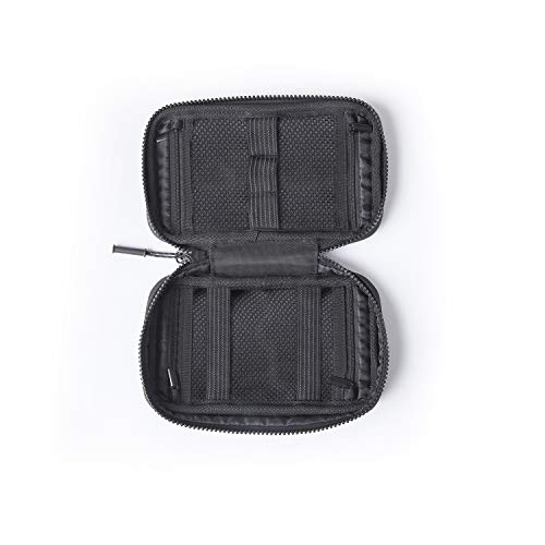 Comfyable Power Cord Holder Bag, Electronics Travel Organizer Case, Charger Cord Organizer, Electrical Cord Storage, Cable Wire Pouch, Black