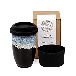 NOVA CERAMICS Travel Mug - Ceramic Travel Mug With