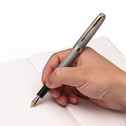 Jinhao [Chainmail] Fountain Pen, Retro Copper barrel and Gold trim