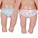 Huang Cheng Toys Doll Accessories 2 Bibs for 12-inch Doll Nursing Bottles Shoes Pacifiers Underwears Plate Spoon