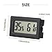 Qooltek Mini Hygrometer Thermometer LCD Display Digital Temperature Humidity Meter Gauge for Incubators Reptile and Humidors (Fahrenheit)