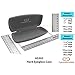Perfect Eyeglass Case with Microfiber Cleaning Cloth| for Medium Size Frames | Smooth Finish | Metal | Hard | for Men & Women | AS302 Pink |