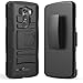 LG G3 Case, i-Blason Prime Series Dual Layer Holster Case with Kickstand and Locking Belt Swivel Clip for LG G3 (Black)