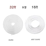 Door Edge Guard / Protected Lining / Trim Molding fits most cars, 32-ft easy D.I.Y. Installation, Internal Double Sided Tape (No Glue Required), Durable, 3-Color Options