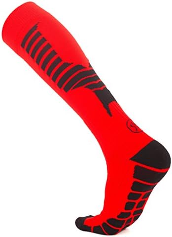 RadoKane Athletic Compression Socks (Red With Black)