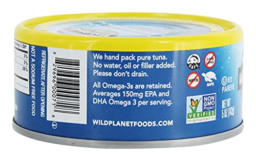 WILD PLANET TUNA WILD SKIPJACK LIGHT, 5 OZ