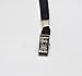Shenglong Waterproof Clear Plastic Horizontal Badge Holder with Black Lanyard (Pack of 50)