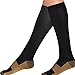 EagleUS 1 Pair Copper Compression Socks Knee High Mens and Womens Nursing Compression Socks, Support Pain Relief Stockings (M)