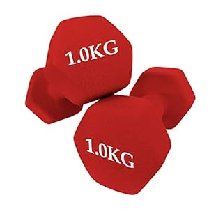 unycos – Set van 2 halters – fitness training – korte halters – anti-slip – hexagonaal | training thuis en in de…