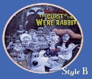 Anti Pesto 3D Relief Plate from The Curse of the Were-Rabbit