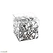3x3x3 Clear Gift Boxes | Clear Plastic Boxes for Holiday Christmas Weddings Parties | Square Cube Party Favor Boxes for Gifts Candy Cookies Cupcakes | ClearBags Food Safe PLB58 | 25 Boxes