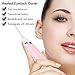 Heated Eyelash Curler, Acavado Electric Eyelash Curler Electronic Eye Lashes Curling Comb Quick Heating Long Lasting USB Rechargeable Natural