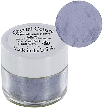 Lilac Crystallized Pearl Crystal Color Dust