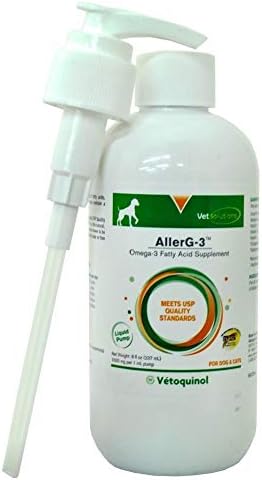 Vet Solution Aller G-3 Liquid Omega3 Fatty Acid 8 oz for Dogs and Cats