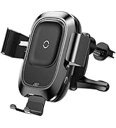 Baseus 10W Wireless Car Charger Mount, Universal Infrared Sensor Car Mount Phone Holder Fast Char...