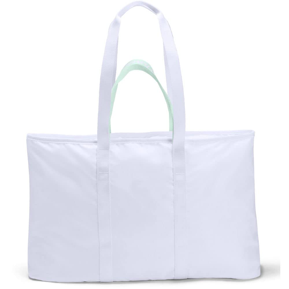 Under Armour Favorite 2.0 Tote Duffel Bag, Women White, White/White/Seaglass Blue (100), One Size