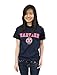 Harvard University Women's Collegiate Crest T-shirt, Medium, Navy