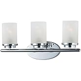 Maxim Corona-3 Light Contemporary Bath Vanity in Contemporary style-19.25 Inches Wide by 9 inches high-Polished Chrome Finish