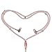 Plaviya Pearl Necklace Earphones Pearl Beads Jewelry Headphones with Mic & Volume Control Stereo Pearl Earphones Female Noise Cancelling 0.35 mm in-Ear Headset